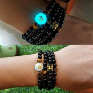 Alternative view of Darkonyx™ – Pulsera de Ónix Negro