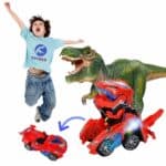 TOYREX® Coche Dinosaurio con Luces LED