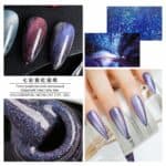 Esmalte de uñas con brillo de diamantes