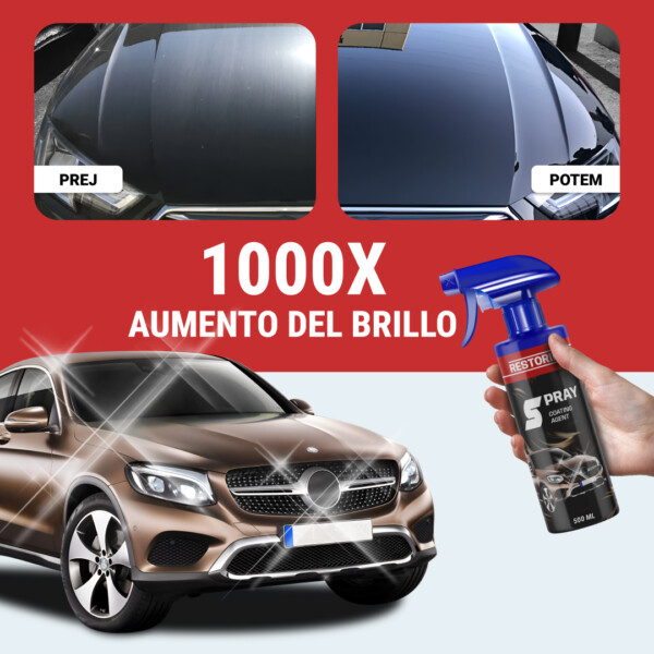 RESTORIDE - Spray para proteger piezas de coche de metal y cristal - Imagen 5
