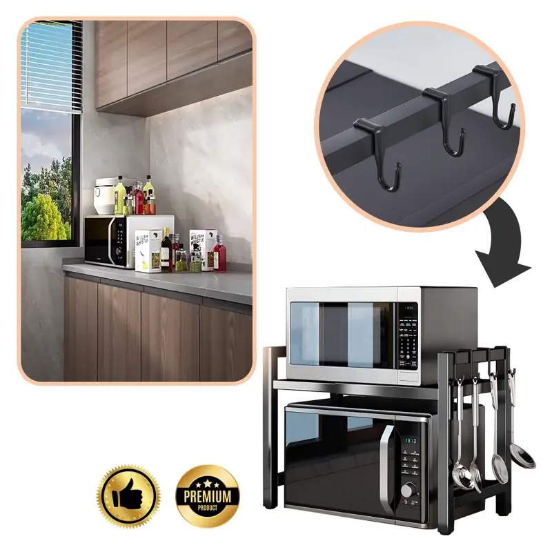 MicroRack™ Estante Expandible para Horno de Microondas