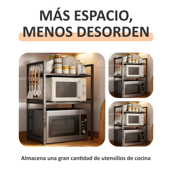MicroRack™ Estante Expandible para Horno de Microondas - Imagen 2