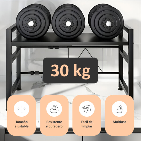 MicroRack™ Estante Expandible para Horno de Microondas - Imagen 4