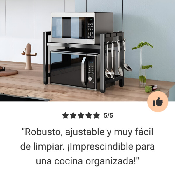 MicroRack™ Estante Expandible para Horno de Microondas - Imagen 8