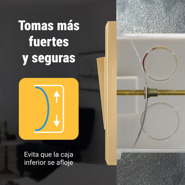 BARRAS CORRECTORAS PARA TOMAS DE CORRIENTE - PAQUETE DE 20 (+20 TORNILLOS) REMEROD™ - Imagen 2