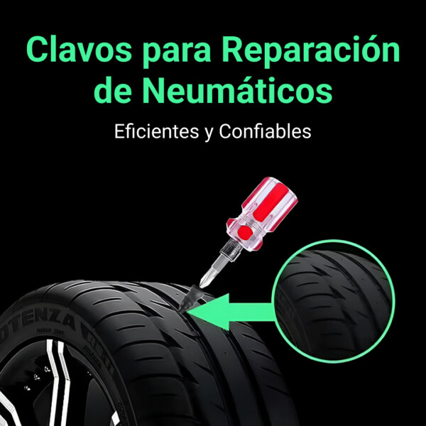 Tirestore™ Clavos para Reparación de Neumáticos – 30 piezas - Imagen 2