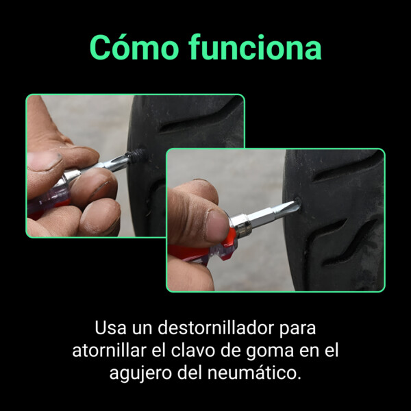 Tirestore™ Clavos para Reparación de Neumáticos – 30 piezas - Imagen 3