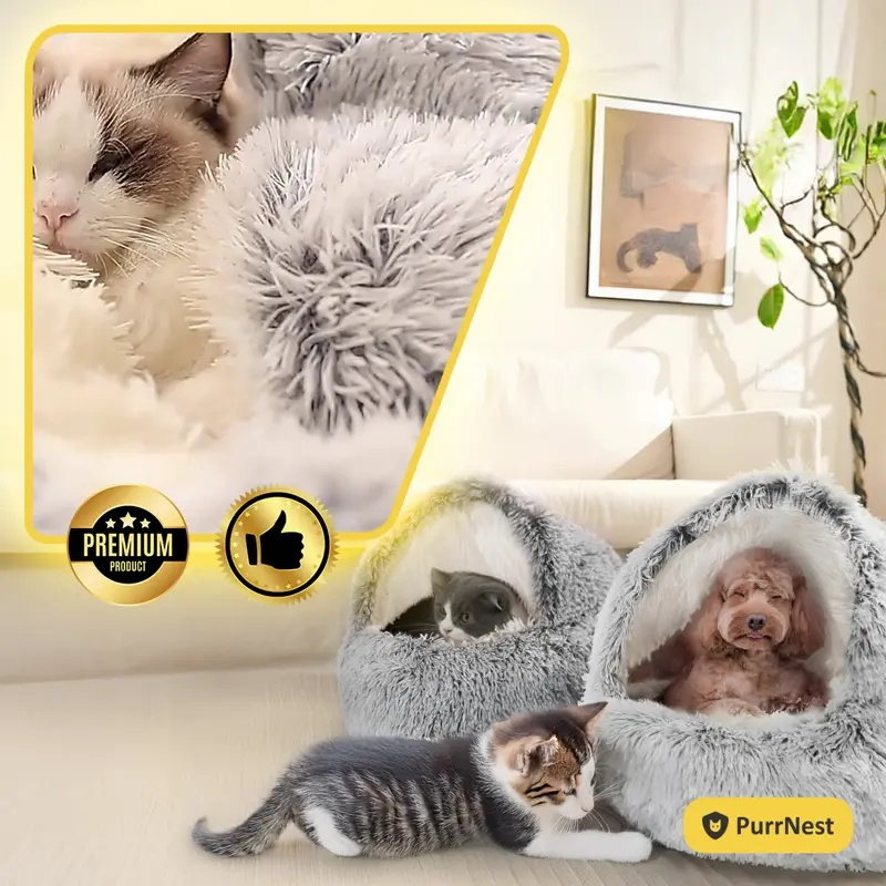 PurrNest - Cama Antiansiedad para Animales
