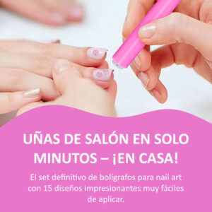 Alternative view of NAILGENIUS™ - Set de Plumas para Nail Art