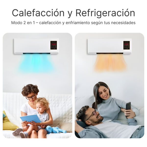 Enchantia – ventilador de enfriamiento y calefacción instalable sin perforar - Imagen 2
