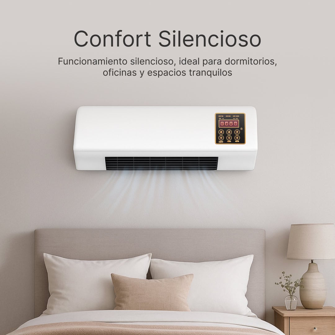Enchantia – Ventilador con Función Calefacción y Ventilación, Montaje Sin Herramientas - Imagen 4
