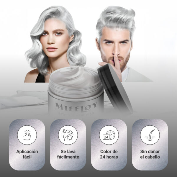 CHROMASHADE™ - Cera Colorante Temporal para Cabello - Imagen 3