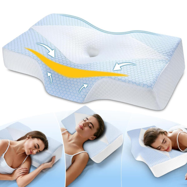 ErgoDream™ - Almohada Ergonómica de Espuma Viscoelástica - Imagen 2