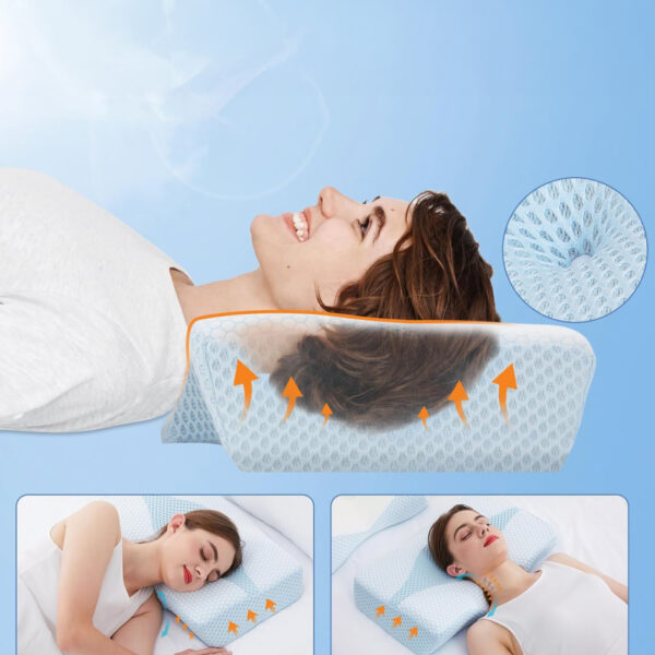 ErgoDream™ - Almohada Ergonómica de Espuma Viscoelástica - Imagen 3