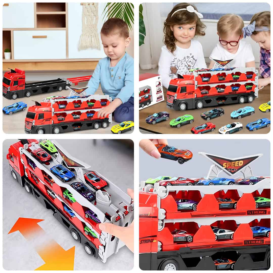 RACERTRUCK™ MEGA CAMIÓN PARA COCHES EXPANDIBLE - Imagen 5