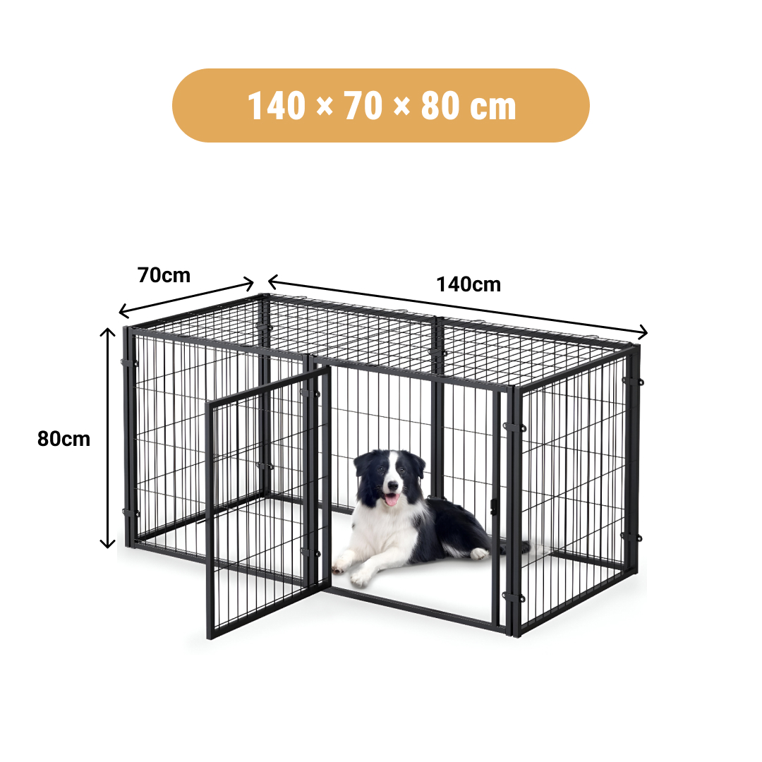 Pawz™ - Recinto plegable multifuncional para perros con puerta y techo removible - Imagen 5